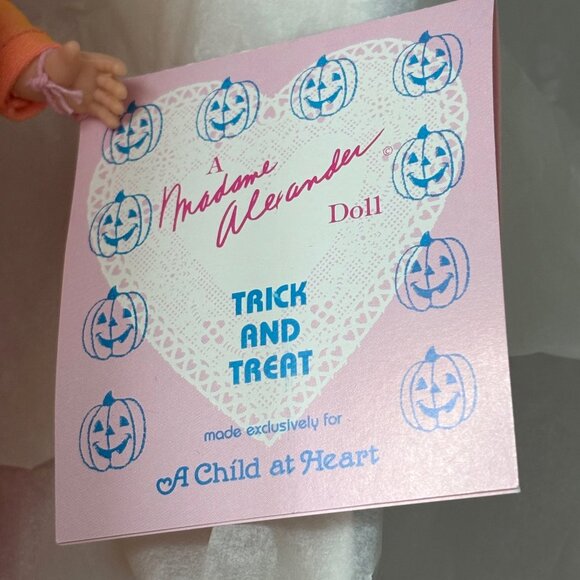 1993 Madame Alexander 8” Doll set TRICK and TREAT 61S Child at Heart LE 861/3000 - Picture 9 of 16